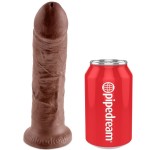 KING COCK - HARNAIS AVEC PÃNIS BRUN RÃALISTE 20,3 CM